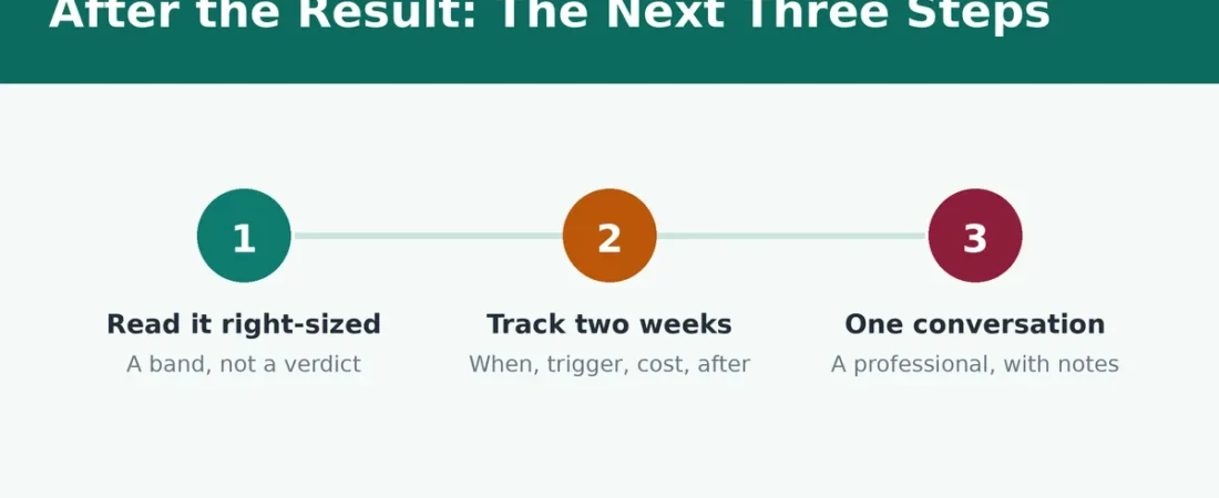 You Took a Self-Test. Now What? Turning a Score Into a Next Step
